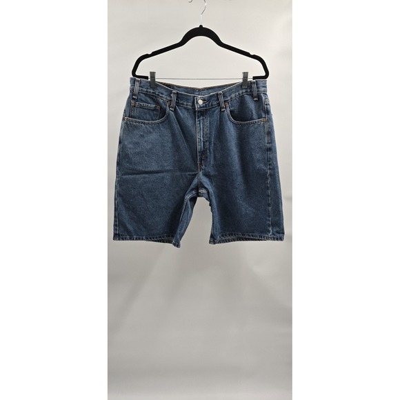 Levi's 550 Jean Shorts Men's Size 38 Blue Relaxed Cotton Baggy Y2K Vintage - Picture 1 of 11